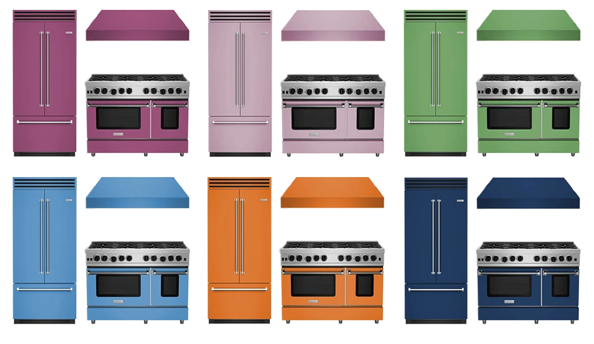 BlueStar Appliances Color Options