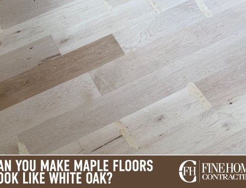 Can You Make Maple Floors Look Like White Oak?